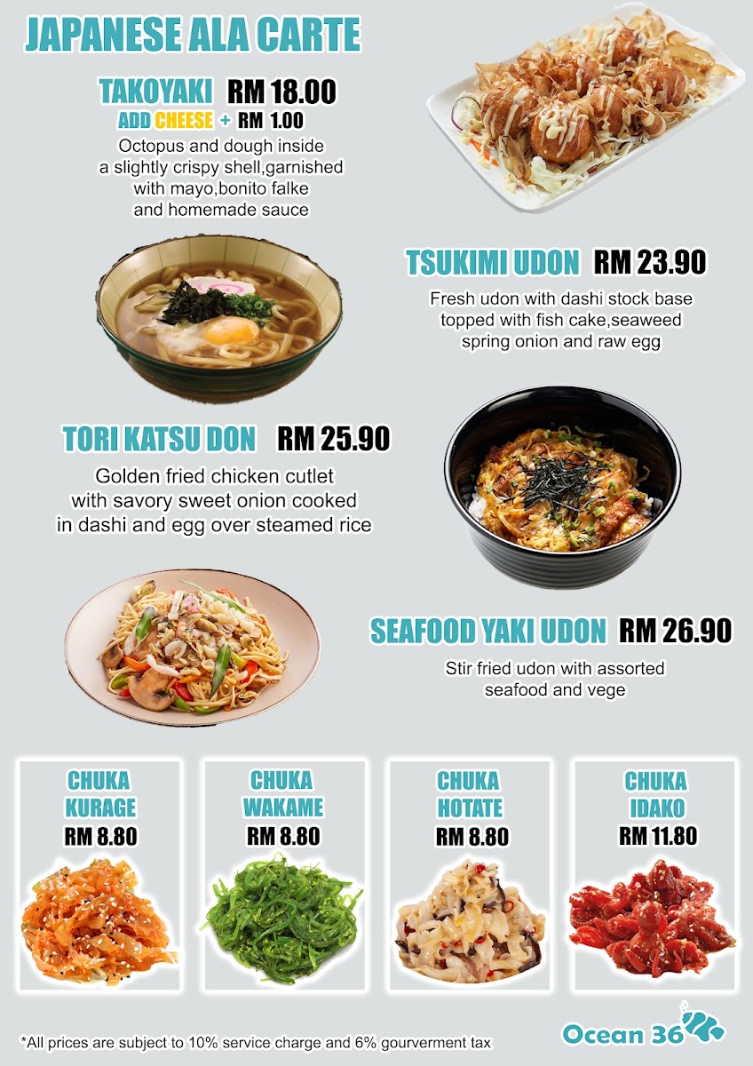 Ocean36 Restaurant Menu - Image 4