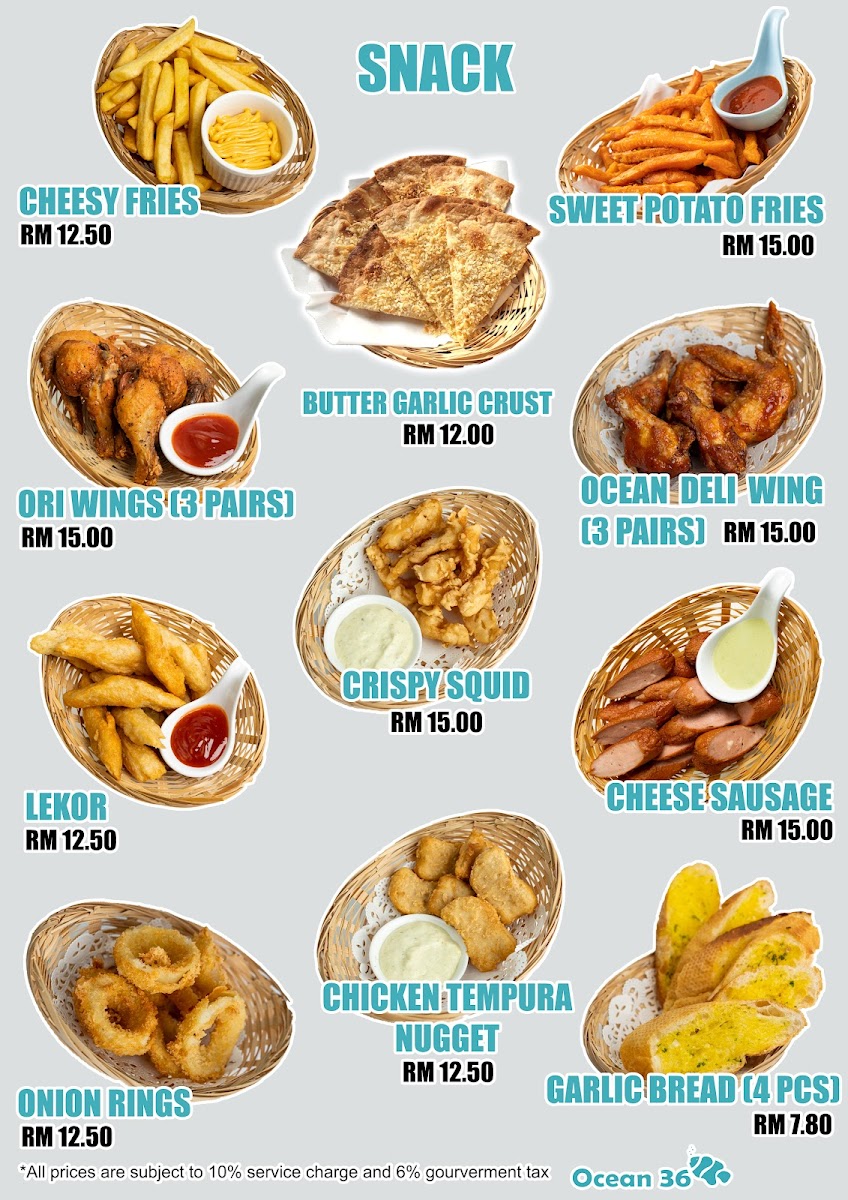 Ocean36 Restaurant Menu - Image 5