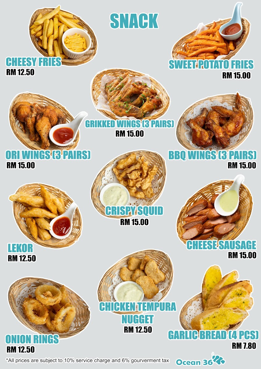 Ocean36 Restaurant Menu - Image 6